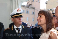 Renata Polverini alla festa della Polizia Locale