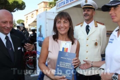 Renata Polverini alla festa della Polizia Locale