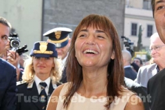Renata Polverini alla festa della Polizia Locale