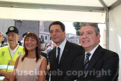 Renata POlverini con il sindaco Marini e il presidente della Provincia Meroi