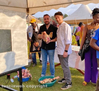 La porchetta di Vasanello in Camerun