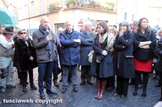 Pietre d\'inciampo in memoria dei deportati ebrei viterbesi