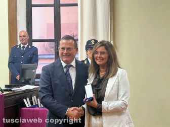 La premiazione dei poliziotti in pensione