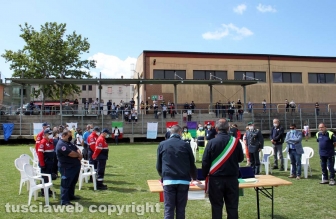 La premiazione dei volontari della zona rossa