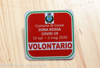 La premiazione dei volontari della zona rossa