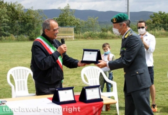 La premiazione dei volontari della zona rossa