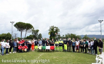 La premiazione dei volontari della zona rossa
