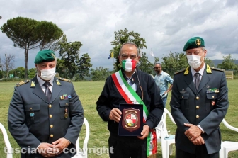 La premiazione dei volontari della zona rossa