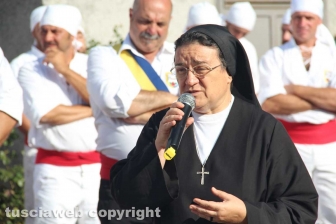 La preparazione del corteo storico