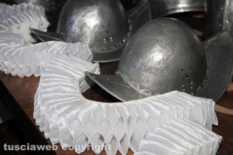 La preparazione del corteo storico