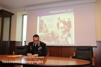 La presentazione del calendario dell\'Arma dei carabinieri 2015