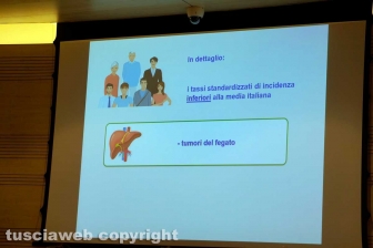 La presentazione del rapporto sui tumori