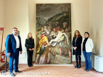 L'avvio del restauro della Sepoltura di Cristo di Gallese