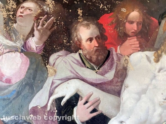 La Sepoltura di Cristo di Paris Nogari - Un dettaglio