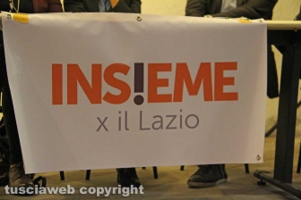 La presentazione di "Insieme per il Lazio"