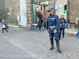 La prima giornata del pedibus a porta della Verità
