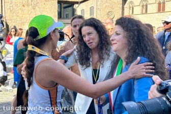 Viterbo - La prima Half Marathon - L'arrivo - Sara Pastore, la prima donna