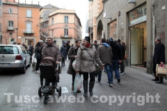 La prima mattinata di saldi