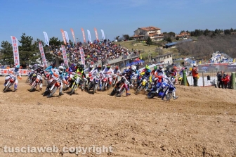 La prima prova del campionato italiano di motocross