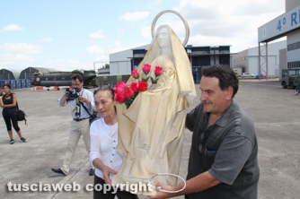 La statua di santa Rosa