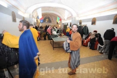Le immagini della suggestiva processione a Bagnaia