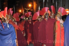 Le immagini della suggestiva processione a Bagnaia
