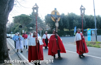 La processione da Bagnaia alla Quercia
