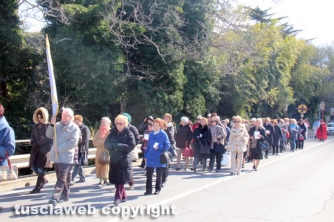 La processione da Bagnaia alla Quercia