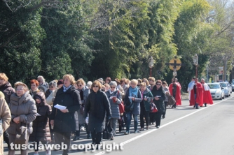La processione da Bagnaia alla Quercia