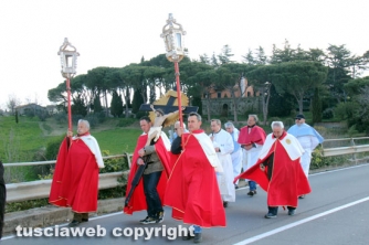 La processione da Bagnaia alla Quercia
