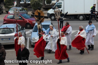 La processione da Bagnaia alla Quercia