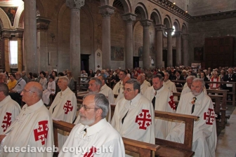 Viterbo - La messa per la celebrazione del Corpus Domini