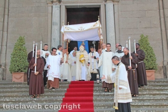 Viterbo - La processione del Corpus Domini