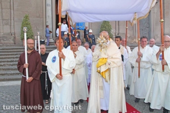 Viterbo - La processione del Corpus Domini