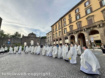Viterbo - La processione del Corpus domini