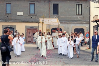 Viterbo - La processione del Corpus Domini alla Quercia