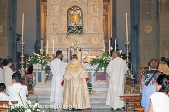 Viterbo - La processione del Corpus Domini alla Quercia