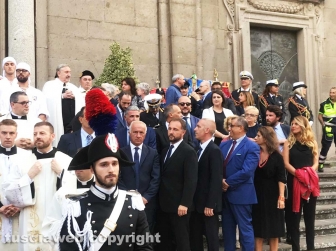 Viterbo - La processione del cuore di Santa Rosa