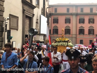 Viterbo - La processione del cuore di Santa Rosa