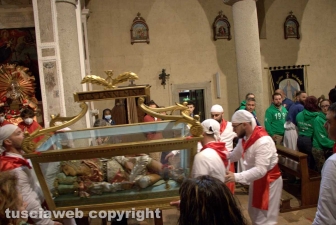 Vasanello - La processione del patrono san Lanno martire
