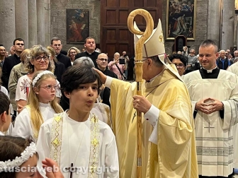 Viterbo - La messa in vista del Corpus domini