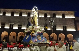 Viterbo - La processione della Madonna del Carmelo