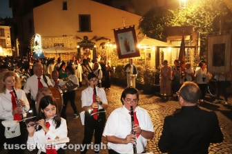 Viterbo - La processione della Madonna del Carmelo