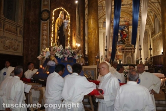 Viterbo - La processione della Madonna del Carmelo