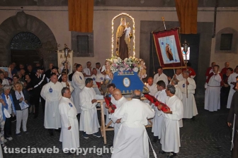 Viterbo - La processione della Madonna del Carmelo