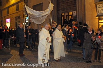 La processione della Madonna di Lourdes