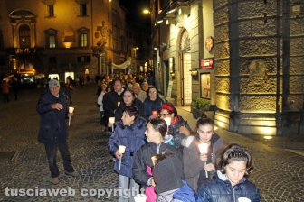 La processione della Madonna di Lourdes