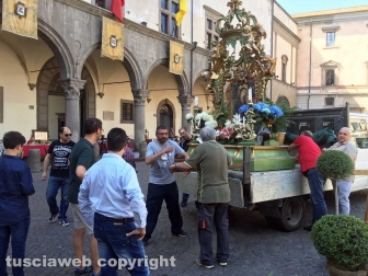 Viterbo - La preparazione della processione della Madonna Liberatrice