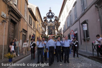 Viterbo - La processione della Madonna Liberatrice
