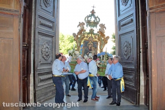 Viterbo - La processione della Madonna Liberatrice